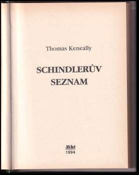 Thomas Keneally: Schindlerův seznam