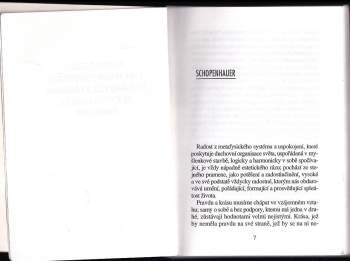 Thomas Mann: Schopenhauer