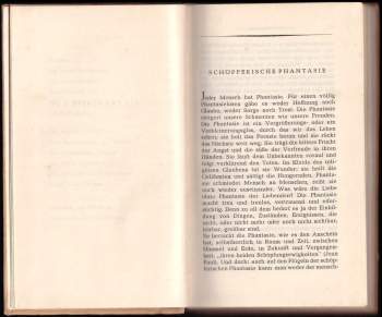 Wilhelm Waetzoldt: Schöpferische Phantasie