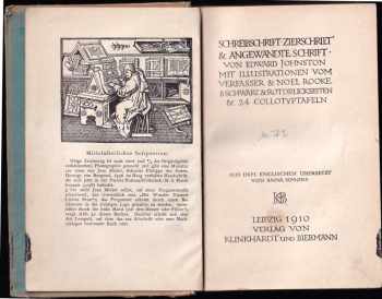 Edward Hamilton Johnston: Schreibschrift Zierschrift & angewandte Schrift
