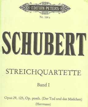 Schubert - Sterichquartette, Band 1+2, Opus 29, 125...