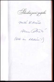 Hana Pinknerová: Schválně jsem zaspala