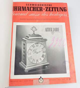 Arthur Erwin Imhof: Schweizerische Uhrmacher, DRUHÝ PŮLROČNÍK 1950
