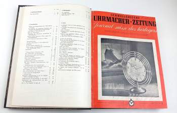 Arthur Erwin Imhof: Schweizerische Uhrmacher, PŮLROČNÍK 1950