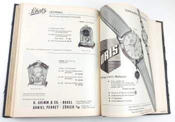 Arthur Erwin Imhof: Schweizerische Uhrmacher, PŮLROČNÍK 1960