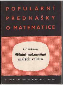 Sčítání nekonečně malých veličin
