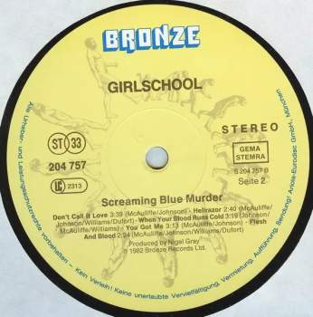 Girlschool: Screaming Blue Murder