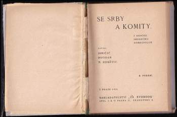 Bogdan Melichar Juričič Houžvic: Se Srby a komity