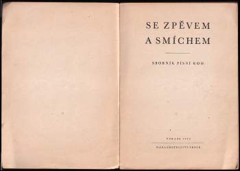 Se zpěvem a smíchem