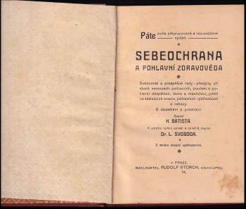 N Batista: Sebeobrana a pohlavní zdravověda