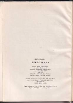 Adolf Andrej Lebeda: Sebeobrana