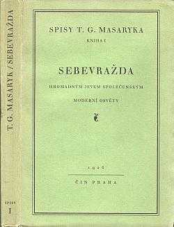 Sebevražda hromadným jevem společenským moderní osvěty