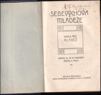 Friedrich Wilhelm Foerster: Sebevýchova mládeže