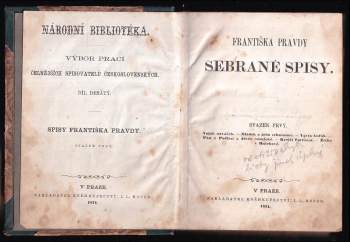 František Pravda: Sebrané spisy