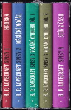 Sebrané spisy Howarda Phillipse Lovecrafta 1 - 5 KOMPLET - Hrobka + Měsíční močál + Volání Cthulhu 1 + Volání Cthulhu 2 + Stín z času