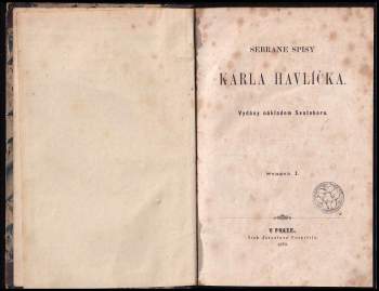 Karel Havlíček Borovský: Sebrané spisy Karla Havlíčka