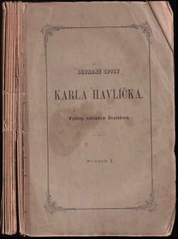Karel Havlíček Borovský: Sebrané spisy Karla Havlíčka