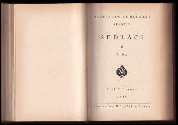 Władysław Stanisław Reymont: Sedláci