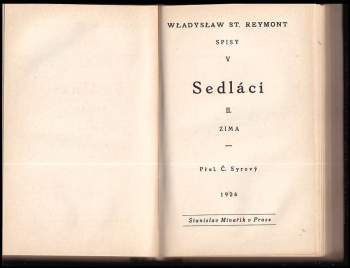 Władysław Stanisław Reymont: Sedláci