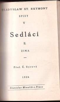 Władysław Stanisław Reymont: Sedláci