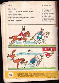 Ljuba Štíplová: Sedlo a stáj - Čtyřlístek 69