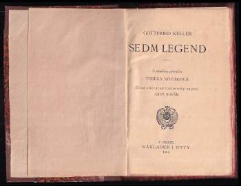 Gottfried Keller: Sedm legend
