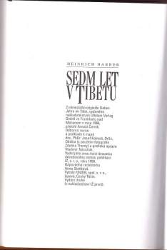 Heinrich Harrer: Sedm let v Tibetu