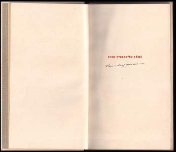 Stanislav Kostka Neumann: Sedm vybraných básní Stanislava K. Neumanna