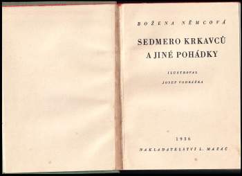 Božena Němcová: Sedmero krkavců a jiné pohádky
