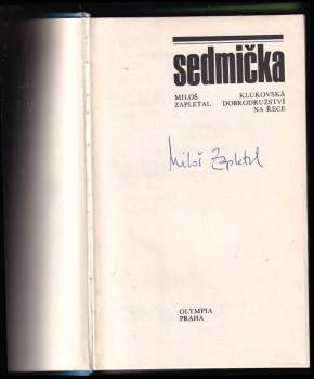 Miloš Zapletal: Sedmička