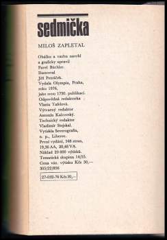 Miloš Zapletal: Sedmička