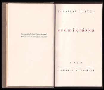 Jaroslav Durych: Sedmikráska