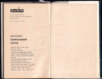 Josef Škvorecký: Sedmiramenný svícen