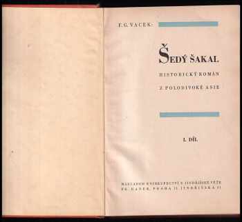 F. G Vacek: Šedý šakal