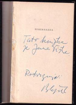 Vratislav Blažek: Šeherezáda