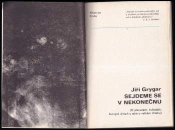 Jiří Grygar: Sejdeme se v nekonečnu