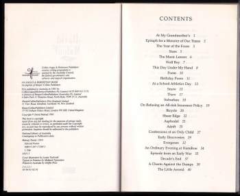 David Malouf: Selected Poems