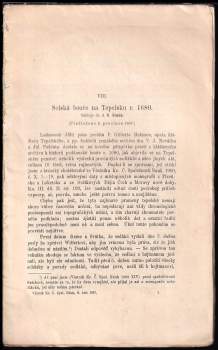 J. V Šimák: Selská bouře na Tepelsku r. 1680