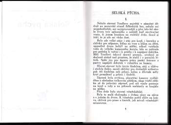 Vlasta Pittnerová: Selská pýcha