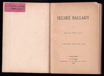 Jaroslav Vrchlický: Selské ballady