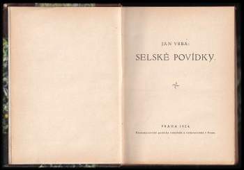Jan Vrba: Selské povídky