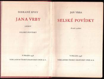 Jan Vrba: Selské povídky