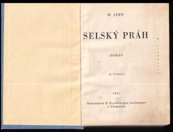 Metoděj Jahn: Selský práh