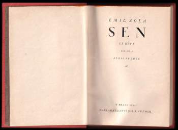 Émile Zola: Sen