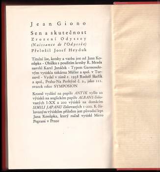 Jean Giono: Sen a skutečnost