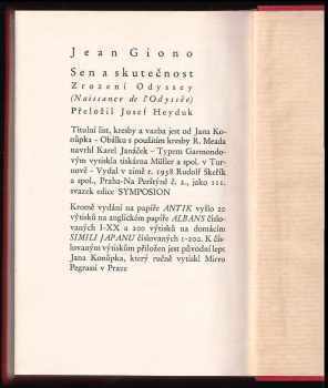 Jean Giono: Sen a skutečnost