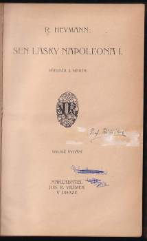 Robert Heymann: Sen lásky Napoleona I