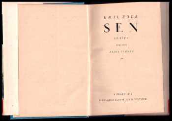 Émile Zola: Sen