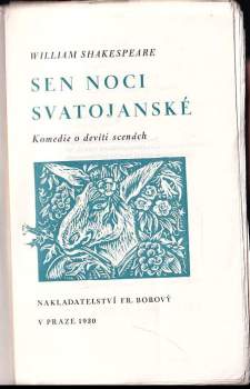 William Shakespeare: Sen noci svatojánské