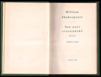 William Shakespeare: Sen noci svatojanské